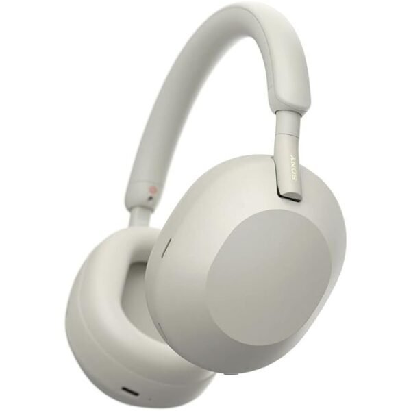 Sony WH-1000XM5 Noise Canceling Wireless Headphones - 30hr Battery Life - Over-Ear Style - Optimized for Alexa and Google Assistant - Built-in mic for Calls - Silver International Version.